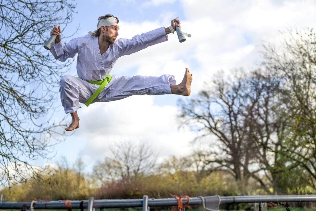 Max Howitz – Theateraktion “Biozide” – Foto: Maren Winter