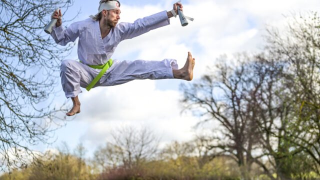 Max Howitz – Theateraktion “Biozide” – Foto: Maren Winter