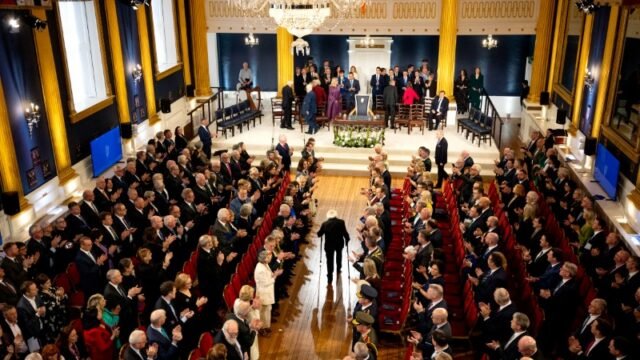Inauguration of President Catherine Connolly at Dublin Castle,Dublin.